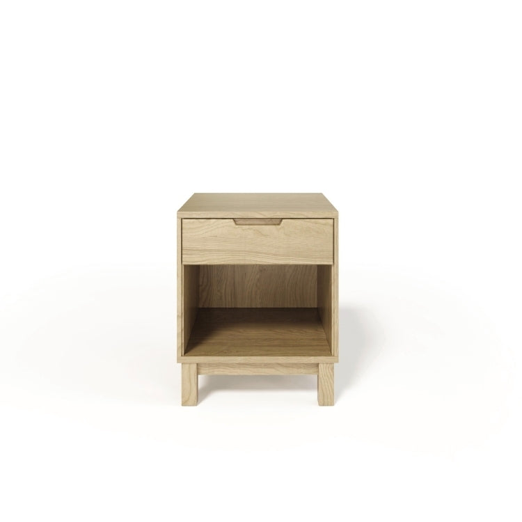 Oslo 1 Drawer Nightstand front view