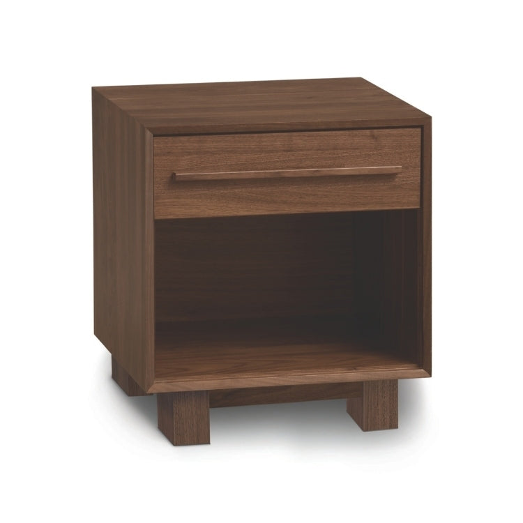 Sloane 1 Drawer Nightstand walnut angle view