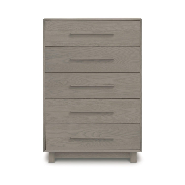 Sloane 5 Drawer Wide oak front view