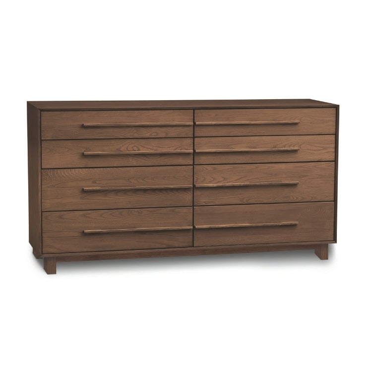 Sloane 8 Drawer Walnut angle view