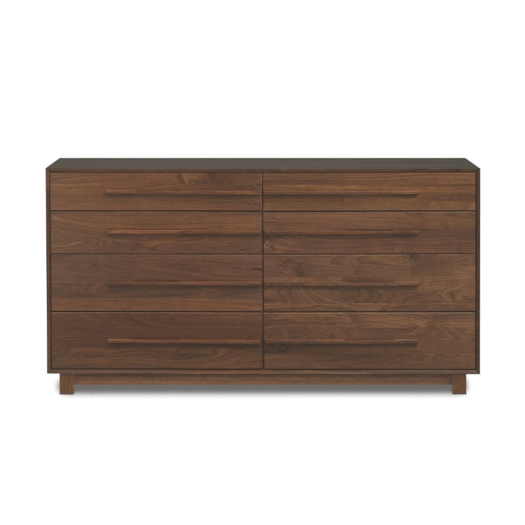 Sloane 8 Drawer Walnut front view
