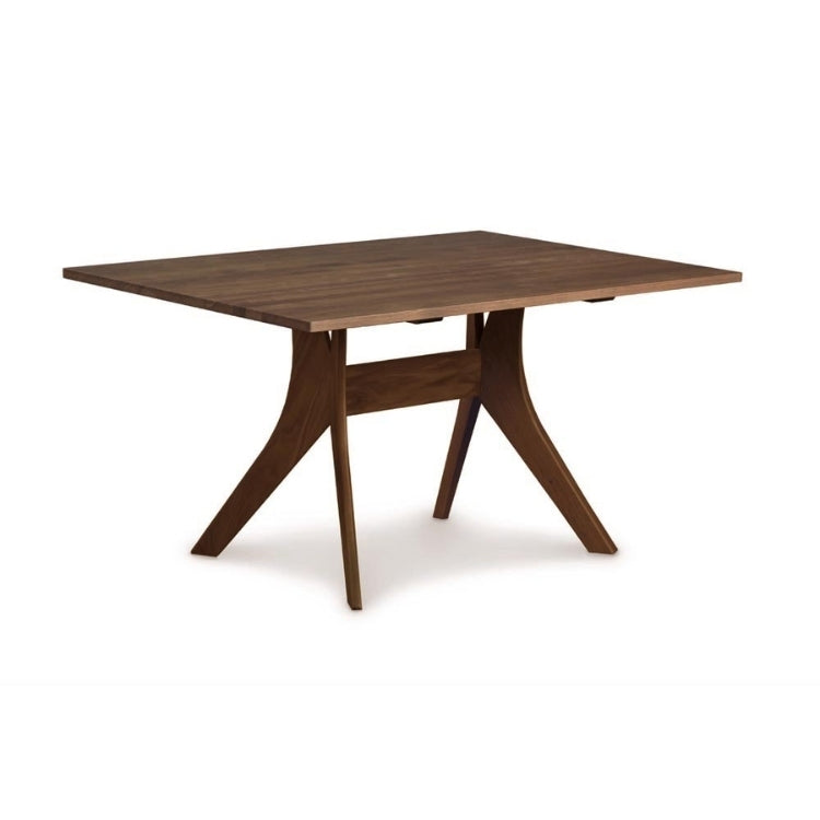 Audrey Fixed Top Dining Table in walnut