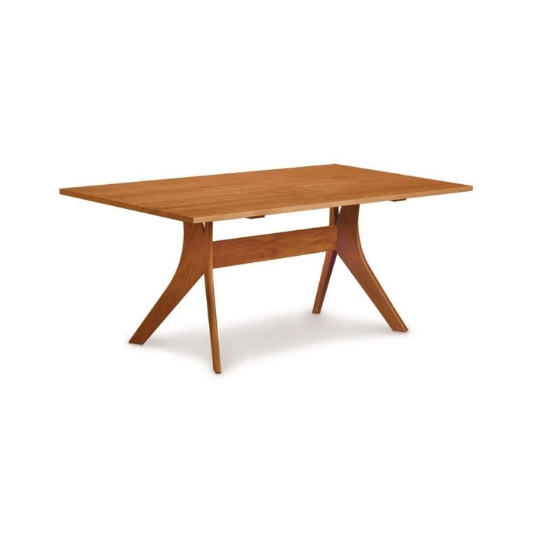 Audrey Fixed Top Dining Table in cherry