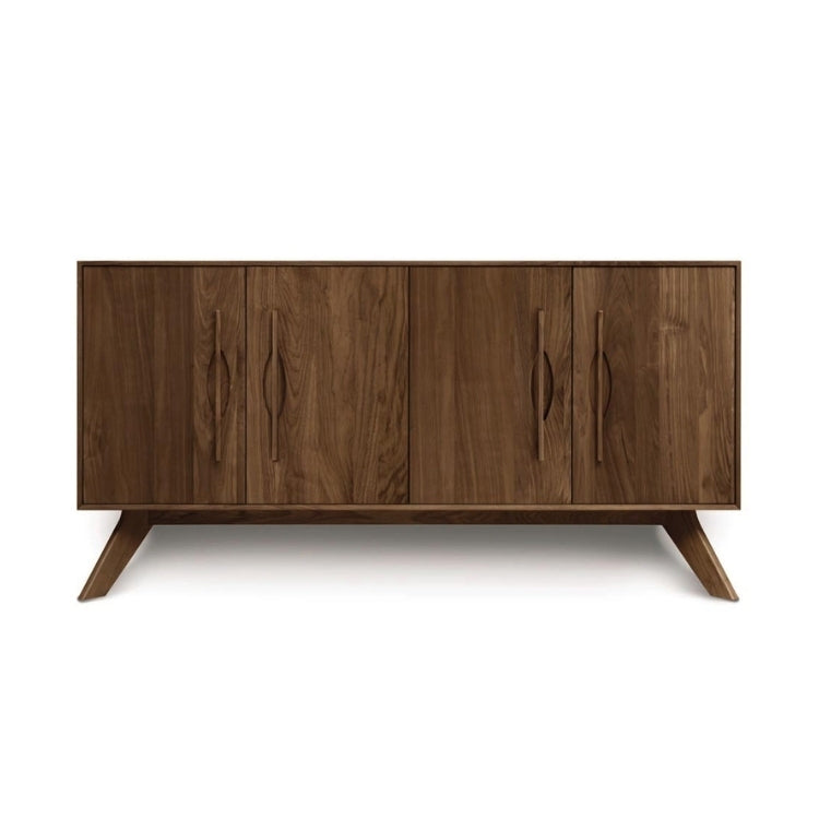 Audrey 4 Door Buffet walnut front view