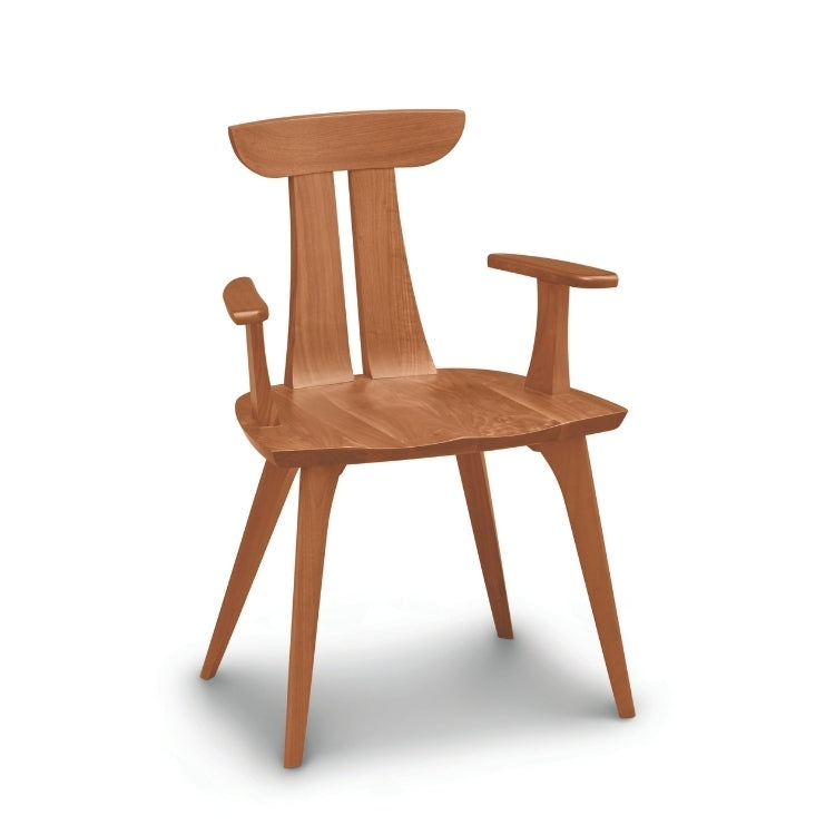 Estelle Armchair cherry angle view