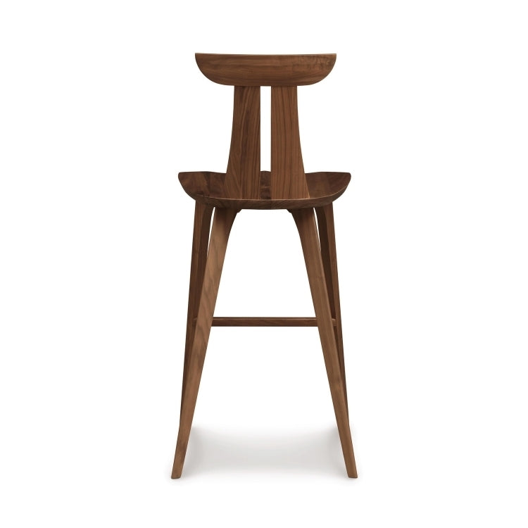 Estelle Bar Stool walnut back view