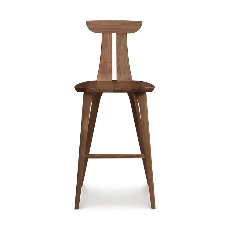 Estelle Bar Stool walnut front view