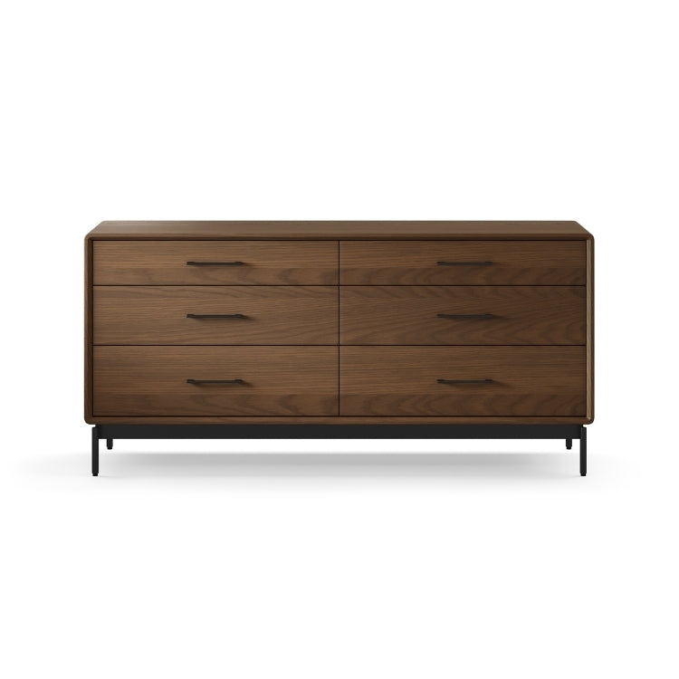 Linq 6-Drawer Dresser Mocha Front