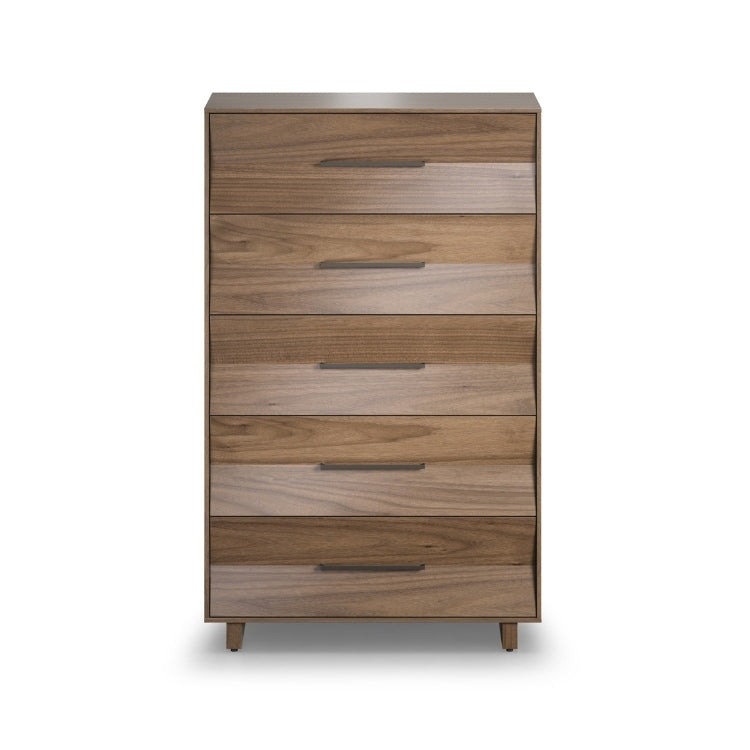 KAVA 5 drawer chest in walnut