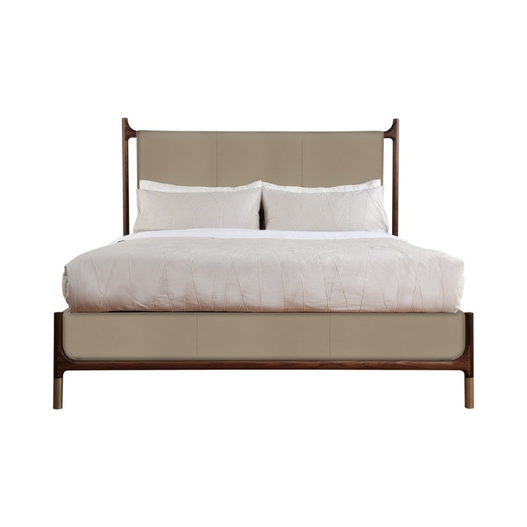 Walnut Grove Upholstered Bed leather