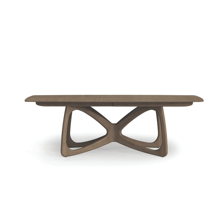 Butterfly Extension Table taupe oak finish
