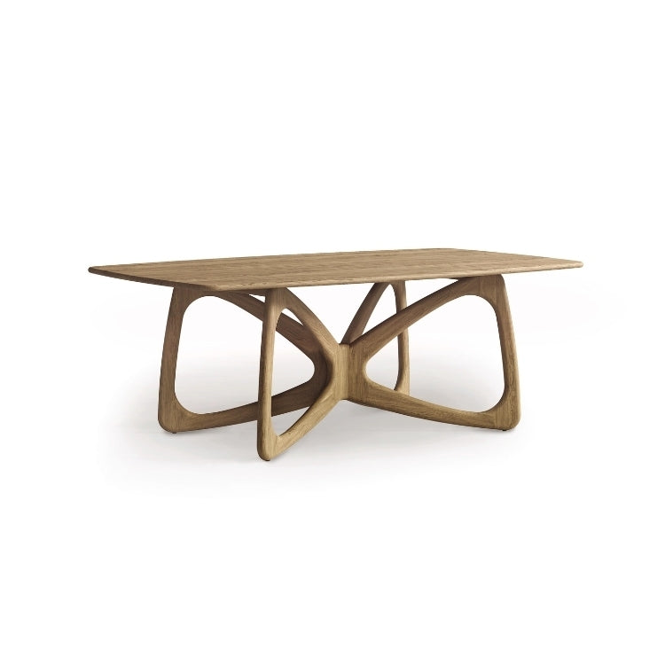 Butterfly Fixed-Top Table sand oak finish