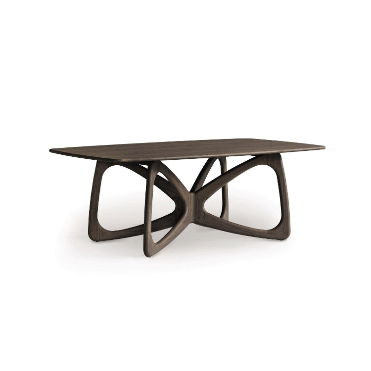 Butterfly Fixed-Top Table seared oak finish