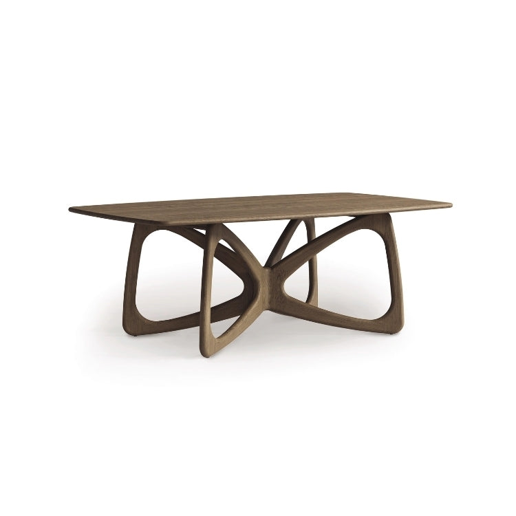 Butterfly Fixed-Top Table taupe oak finish