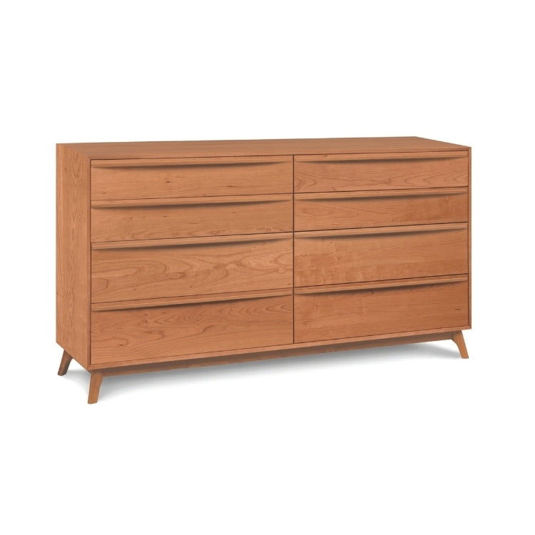 Catalina 8 Drawer in cherry, angled view