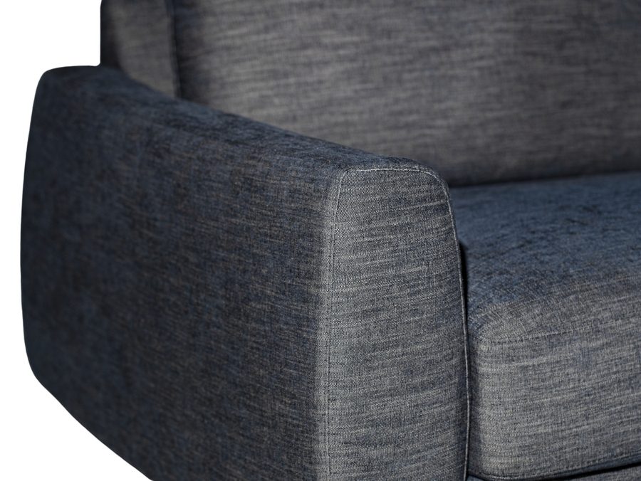 Close up of arm and corner of cushion on Estero sofa