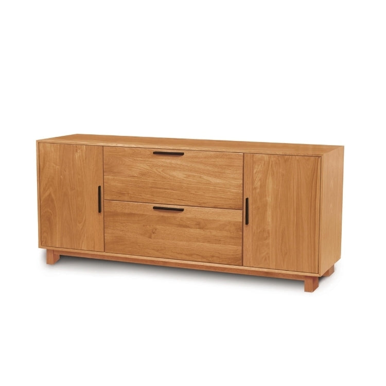 Linear Credenza cherry angle view