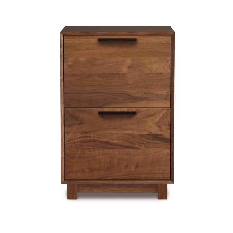 Linear Narrow File Stationary Walnut front view