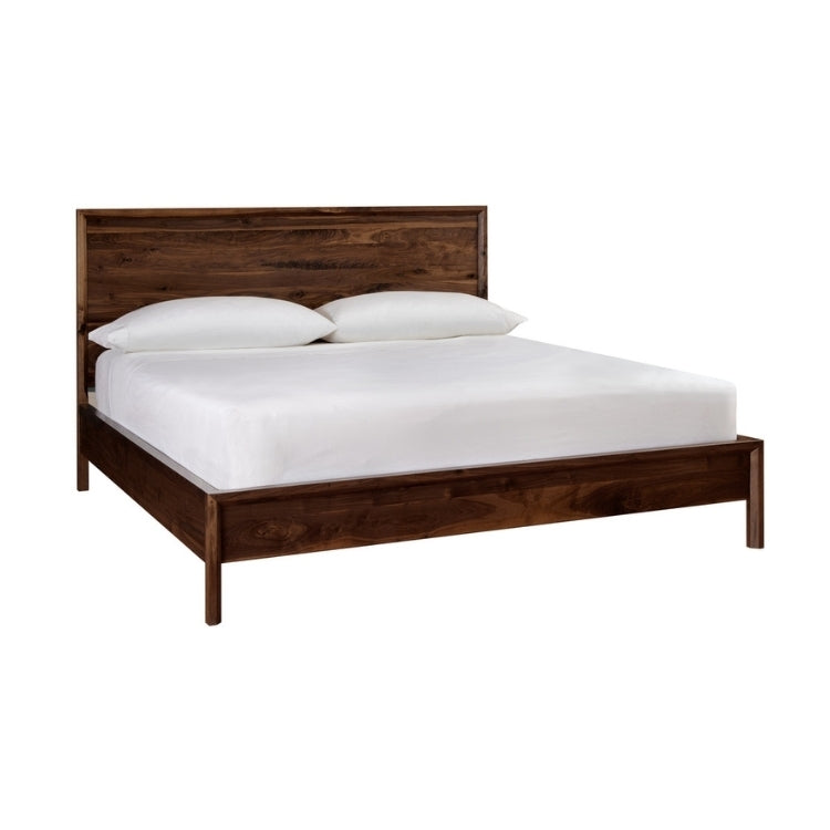 Rustic Walnut Bed