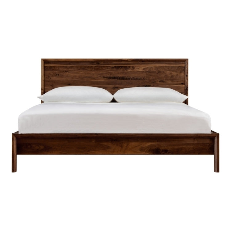 Rustic Walnut Bed
