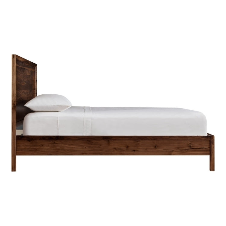 Rustic Walnut Bed side