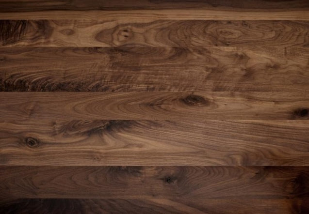 Rustic Walnut Open Nightstand top view wood grain