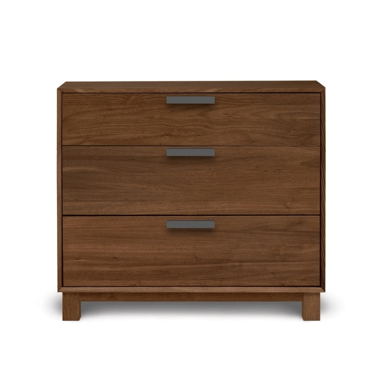 Savoy 3-Drawer in Natural Walnut head on