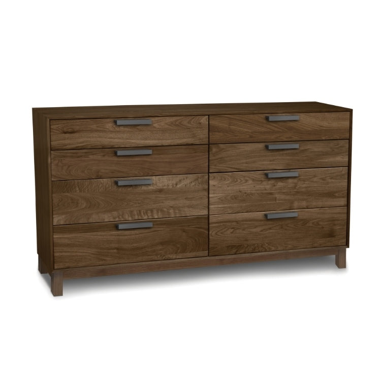 Savoy 8-Drawer Dresser in Natural Walnut angled view