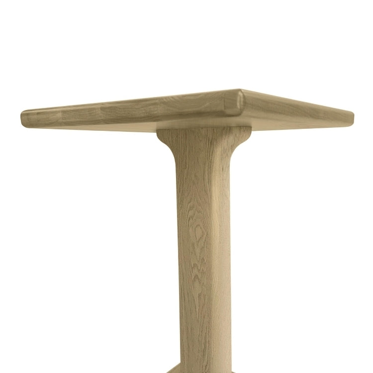 Sierra Occasionals Chair Table oak closeup detail of table top