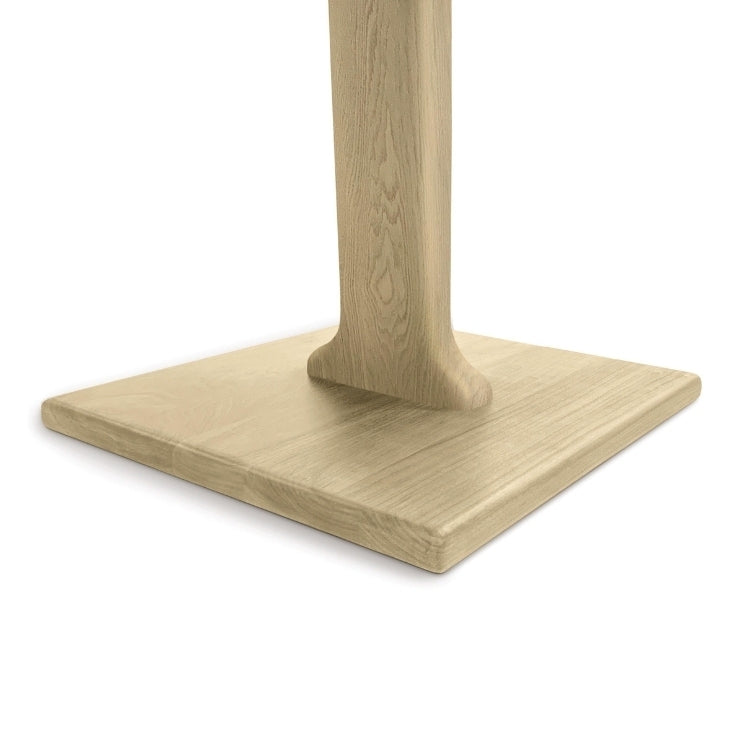 Sierra Occasionals Chair Table oak closeup detail of table base