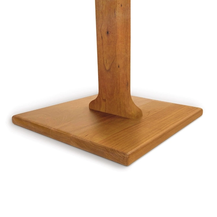 Sierra Occasionals Chair Table cherry detail closeup of table base