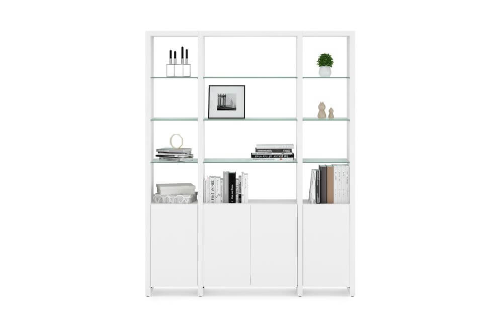 Linea 580121 Shelf System in Satin White