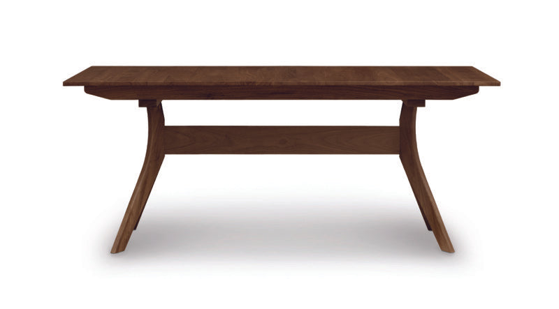 Audrey Extension Table in walnut front view