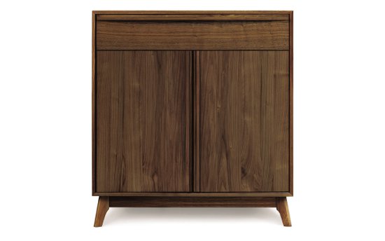 Catalina 1 Drawer over 2 Door Buffet in Walnut front view