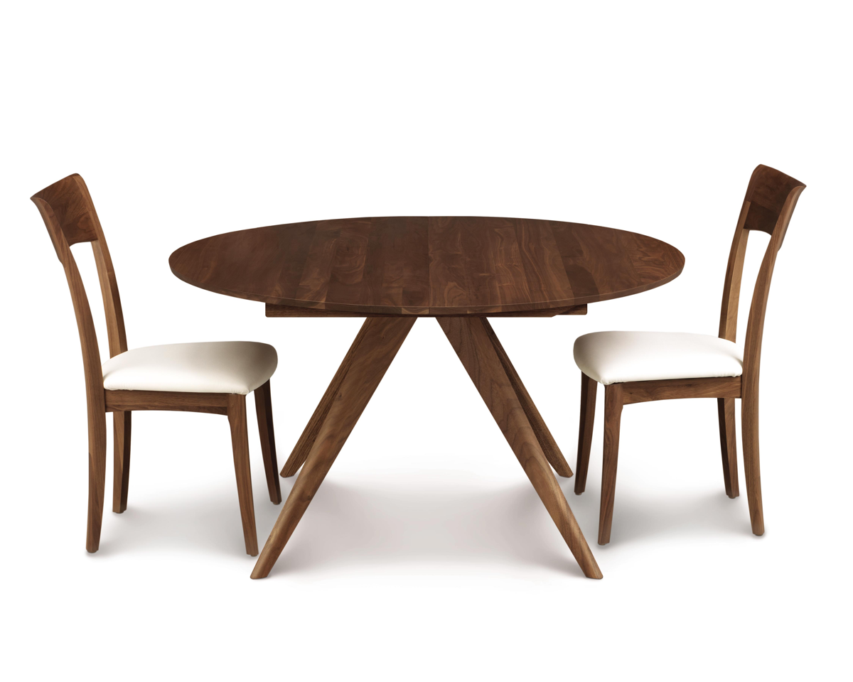 Catalina Round Extension Table in Walnut