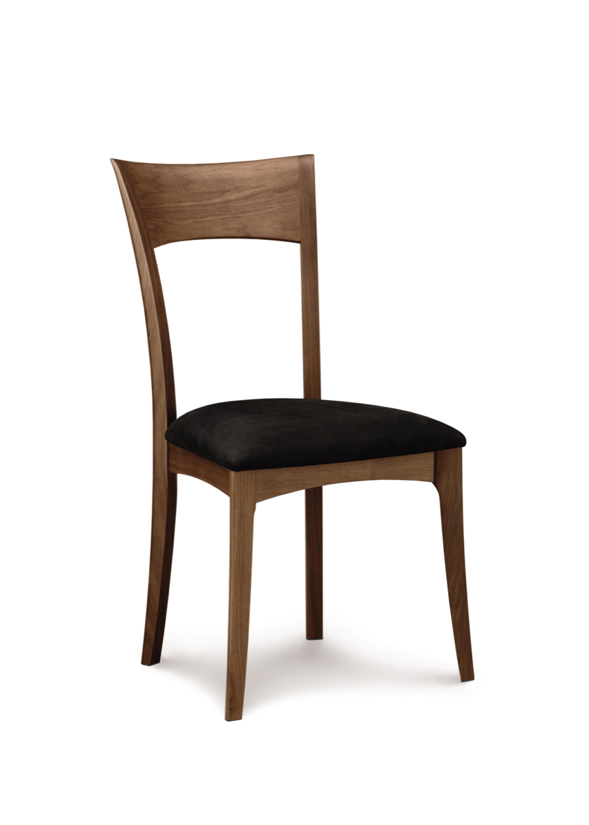 Upholstered Ingrid Sidechair in Walnut