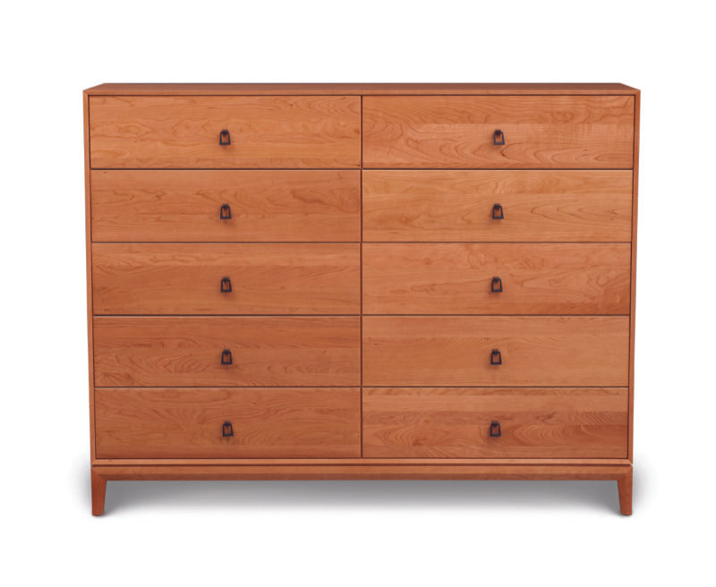 Mansfield 10 Drawer cherry head on