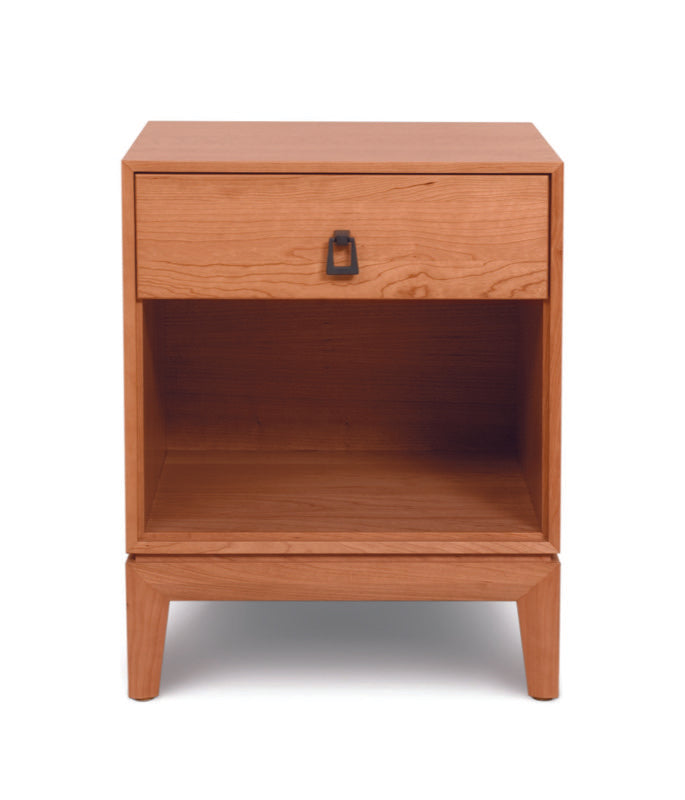 Mansfield 1 Drawer Nightstand cherry head on