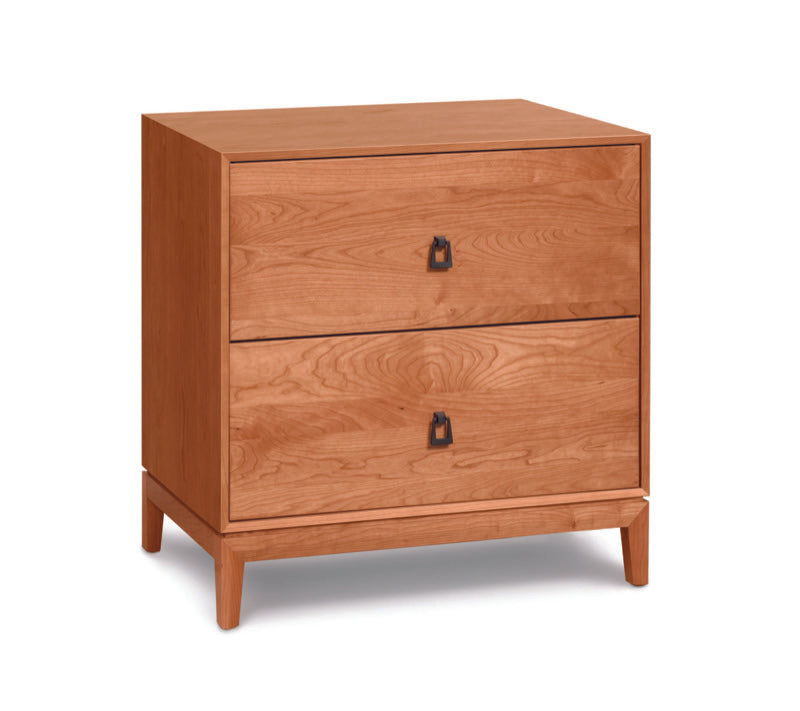 Mansfield 2 Drawer Nightstand cherry