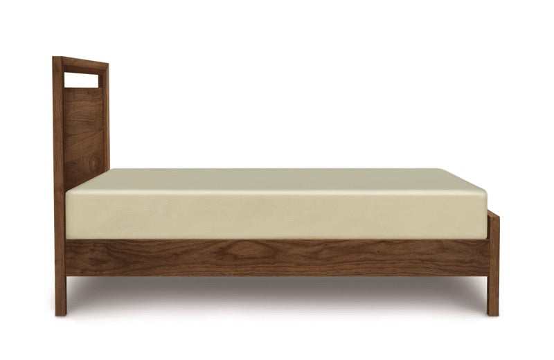 Mansfield Bed 40 walnut side