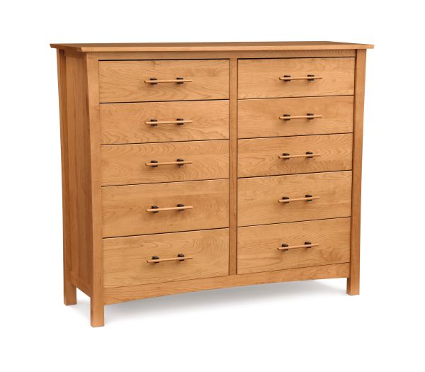Monterey 10 Drawer in cherry, angled view