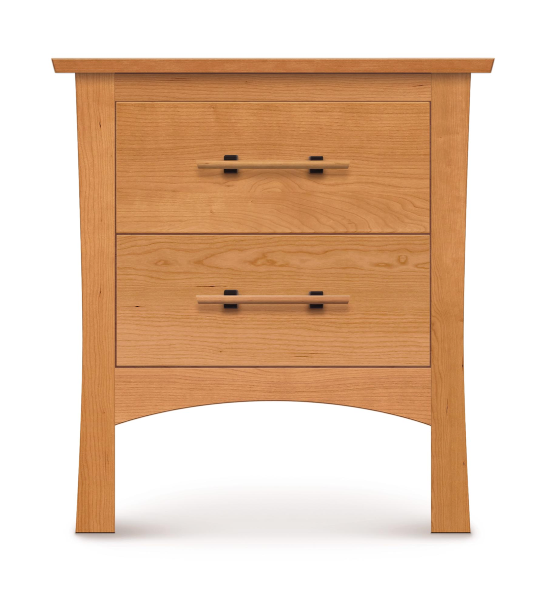 Monterey 2 Drawer Nightstand, front view