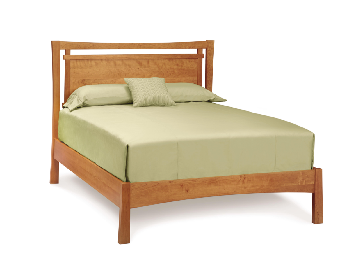 Monterey Bed in cherry, angled view
