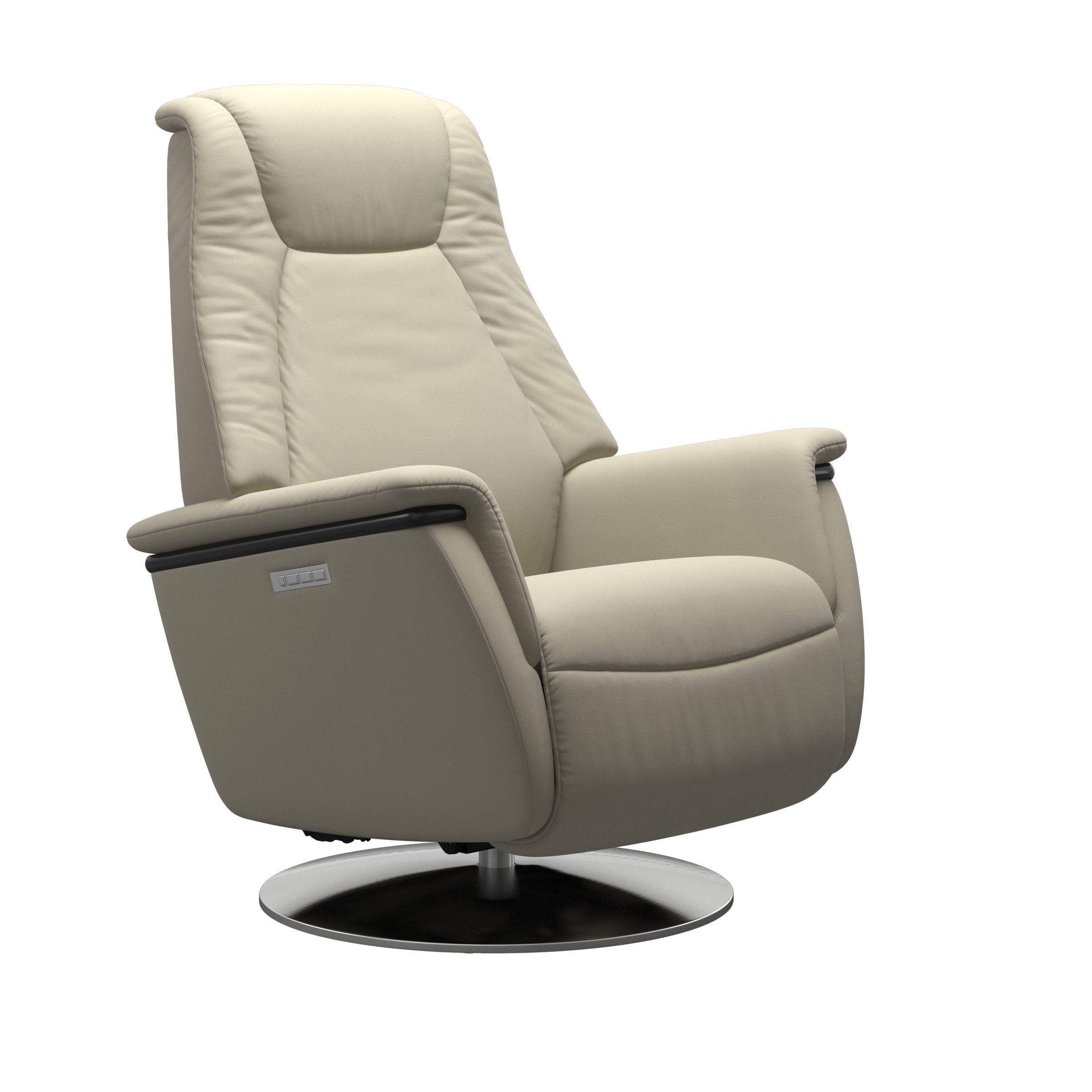 Stressless Max Small Recliner with Steel Moon Base