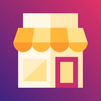 Store logo in orange and purple, indicating store pickup services.