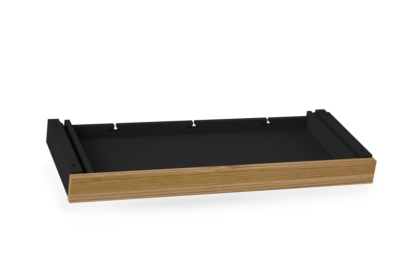 Sequel 20 6159 Optional Storage Drawer in Natural Walnut.