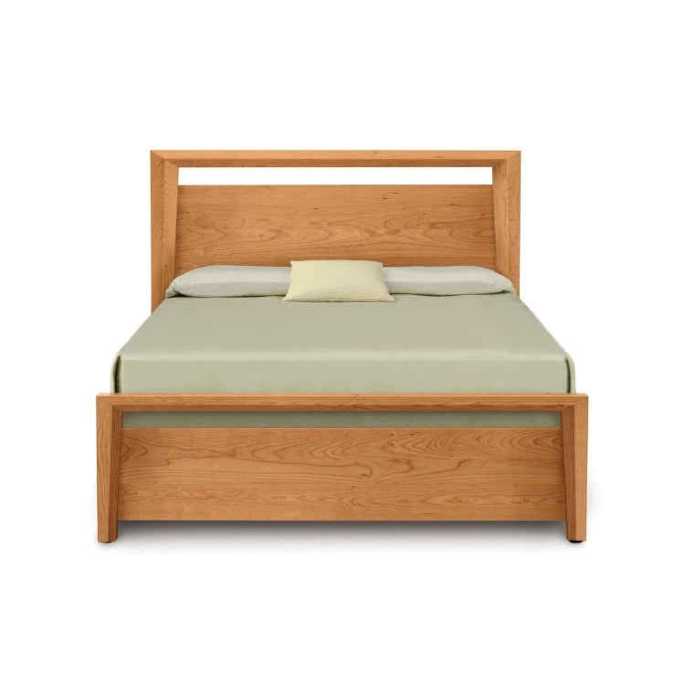 Mansfield Bed with Storage Cherry front view