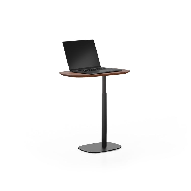 1046 Wood Lift Laptop Table in Chocolate Stained Walnut with Laptop