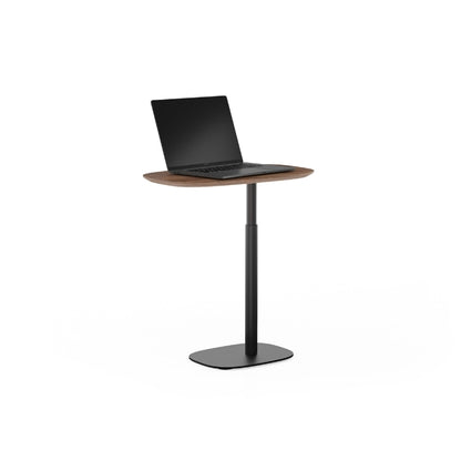 1046 Wood Lift Laptop Table in Walnut with Laptop