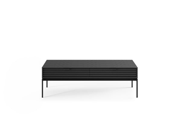 Cora 1172 Coffee Table in Charcoal Stained Ash front
